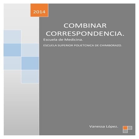 Combinar correspondencia.