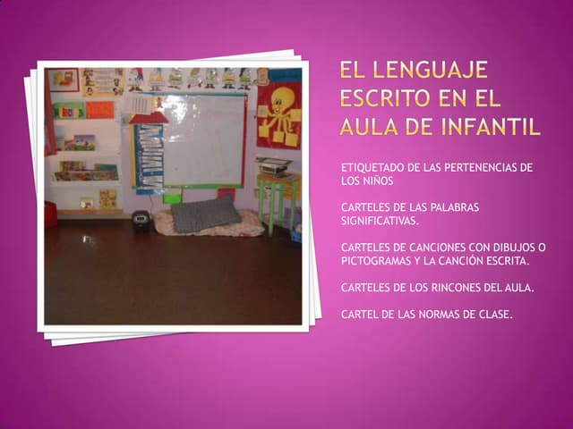 2. lenguaje escrito en el aula de i...