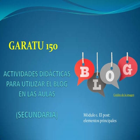 2. el post elementos principales g150