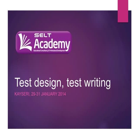 2.2.test design test writing: plenary CTS-Academic