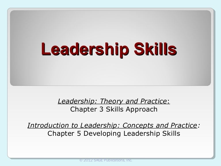 describing leadership skills