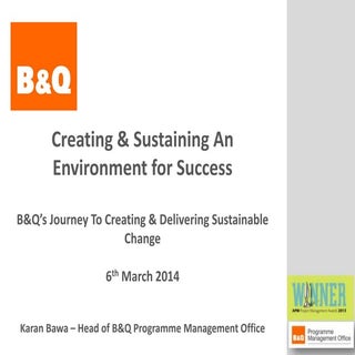 B&Q's journey to creating and deliv...