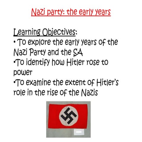 nazi party_the_early_years