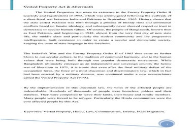 2. vested property act and aftermath