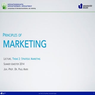 2. Principles of Marketing - SS2014...
