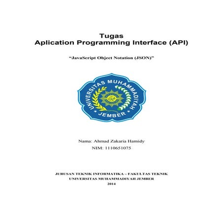 Tugas 4 JSON Zakaria