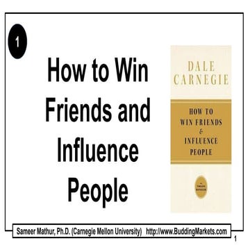 (MBASkills.IN) How to Win Friends and Influence People