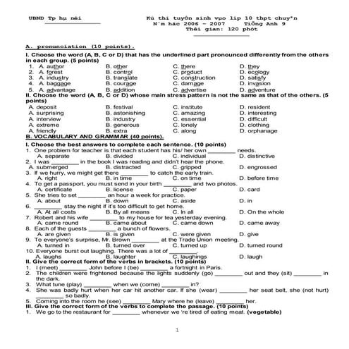 2. đề thi hsg lớp 9 tp hà nội 06 07