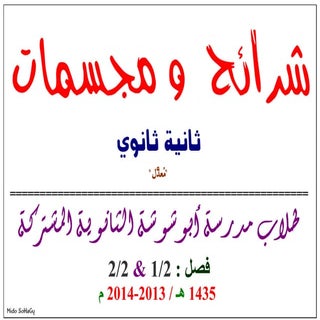 شرائح ومجسمات   عملي أحياء 2ث