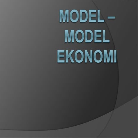 2. model – model ekonomi | PPTX