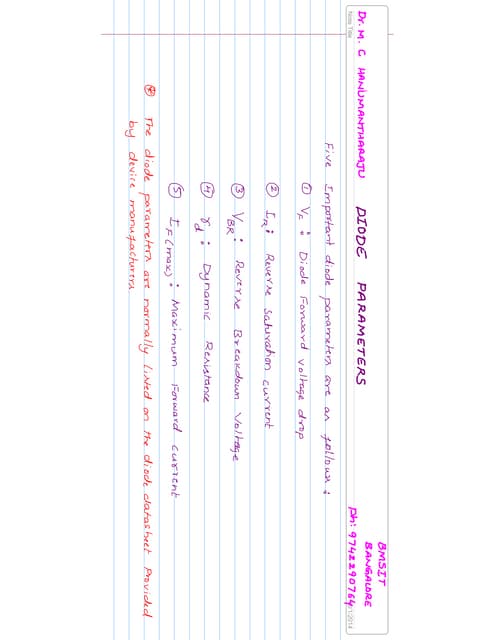 First Year Basic Electronics Notes VTU Syllabus 2014 Scheme