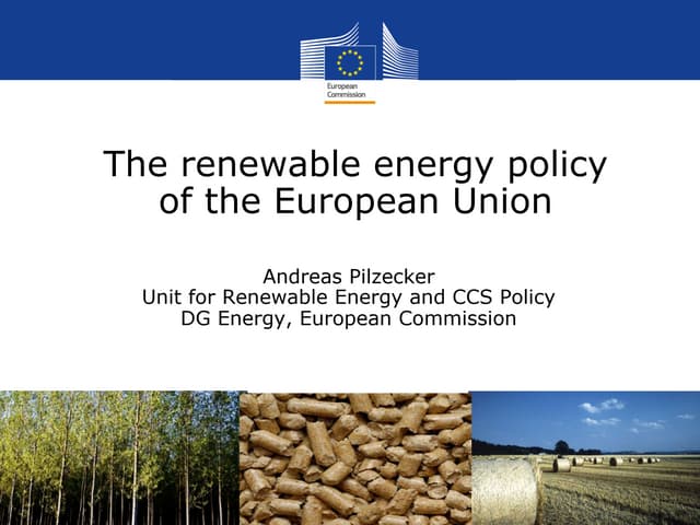 The energy policy of the European U...