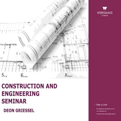 TYPES OF CONSTRUCTION AND ENGINEERING GUARANTEES: