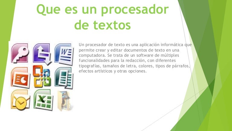 PROCESADORES DE TEXTO.