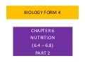 BIOLOGY FORM 4 CHAPTER 6 - NUTRITION PART 2
