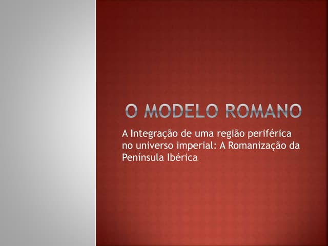 2. 3   a romanização da península i...