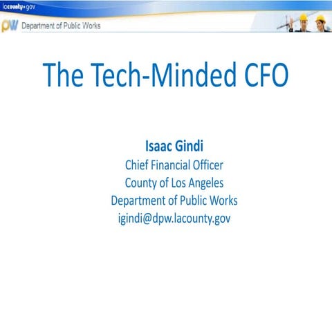 The Tech-Minded CFO 