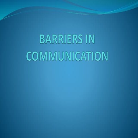 2.barriers in communication