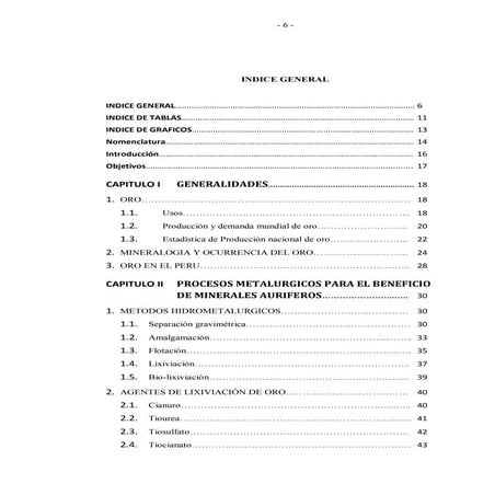 lixiviacion de oro con Tiourea