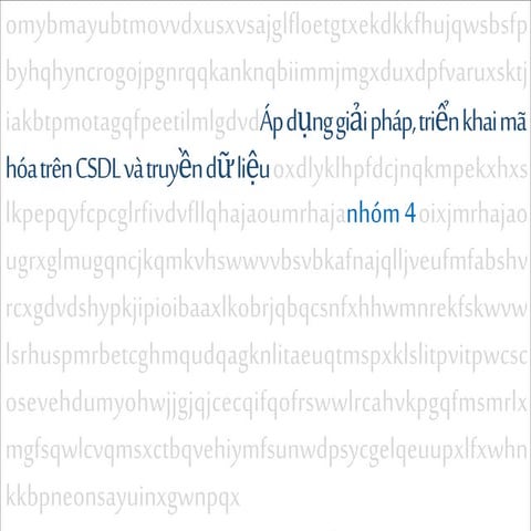 Slide môn Đảm bảo an toàn thông tin