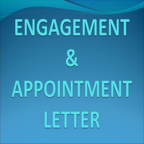 2. engagement letter