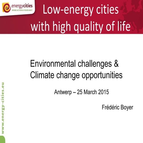 2.2 Low-energy cities with high quality of life (F.Boyer)