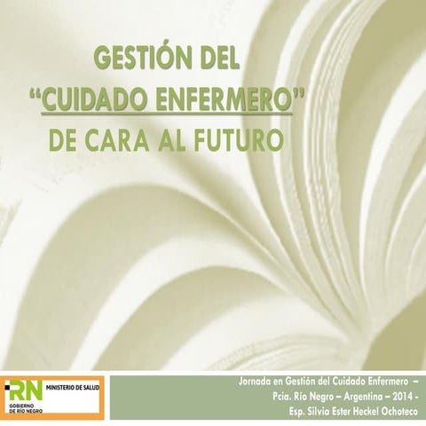 Gestión Cuidado Enfermero by Esp. Silvia Heckel Ochoteco