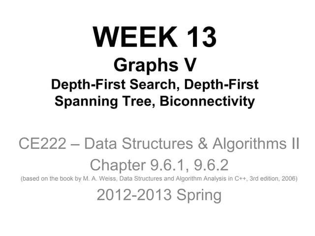 2.5 graph dfs