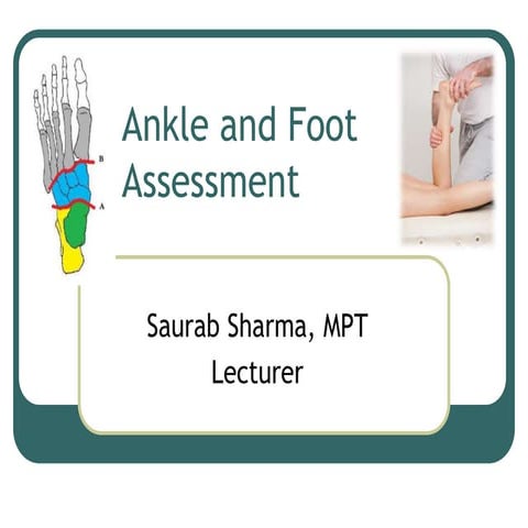 2. ankle joint assessment  2015 saurab