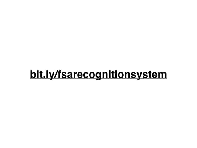 FSA recognition System 