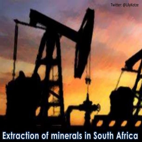 2. extraction of minerals in sa