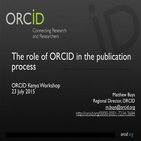 How to create an ORCID account? | PPSX