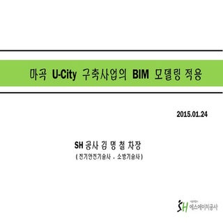 2.마곡 u city 구축사업의 bim모델링적용
