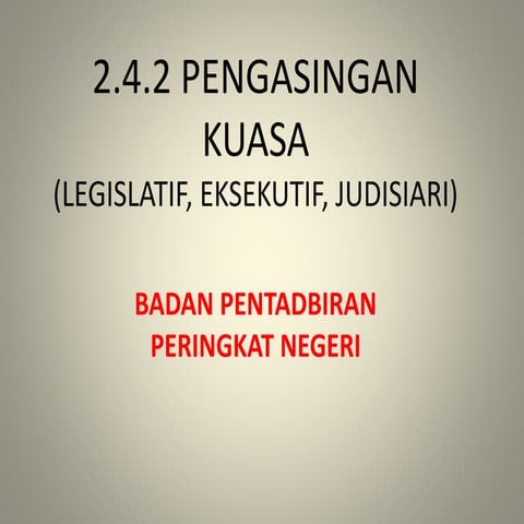2.4.2 pengasingan kuasa