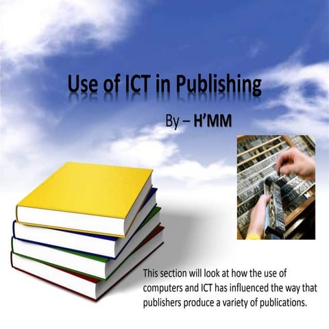 2.5 use of ict in publishing