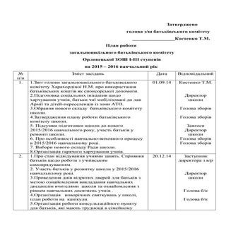 батьківський комітет 2