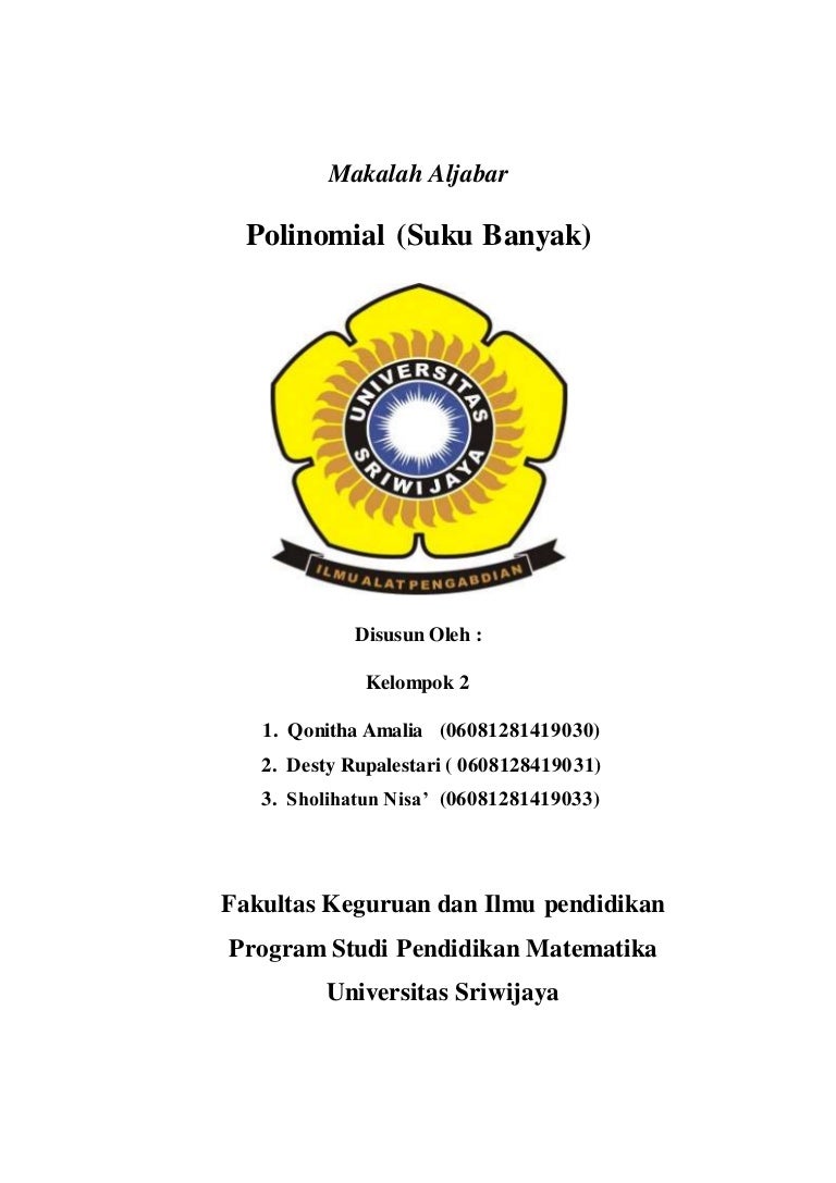 Materi Aljabar Polinomial