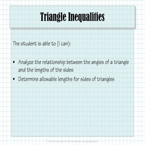 2.5.5 Triangle Inequalities