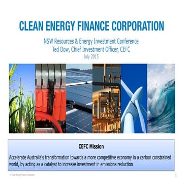 Clean Energy Finance Corporation | PDF