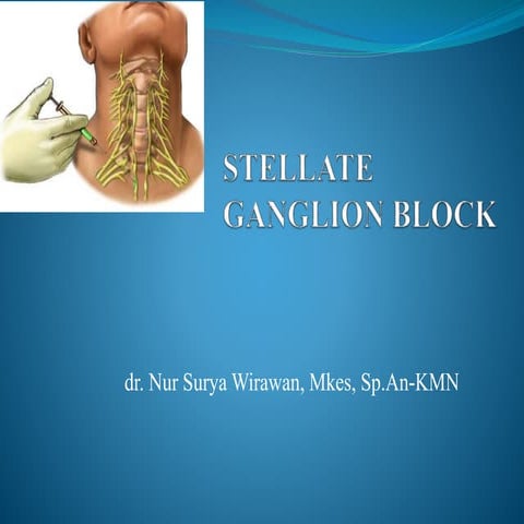 dr. Nur Surya Wirawan - Stellate Ganglion Block ISAPM 2015