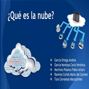 Computacion en la nube mapa conceptual | DOCX