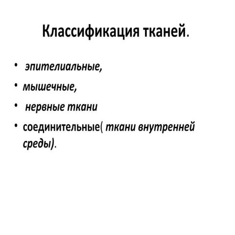 Гистология | PPT