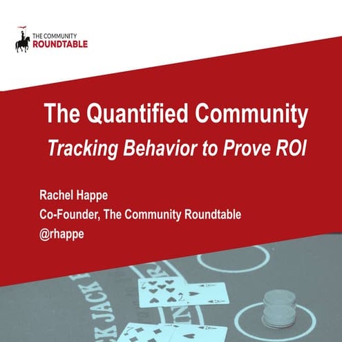 The Quantified Community - Rachel Happe