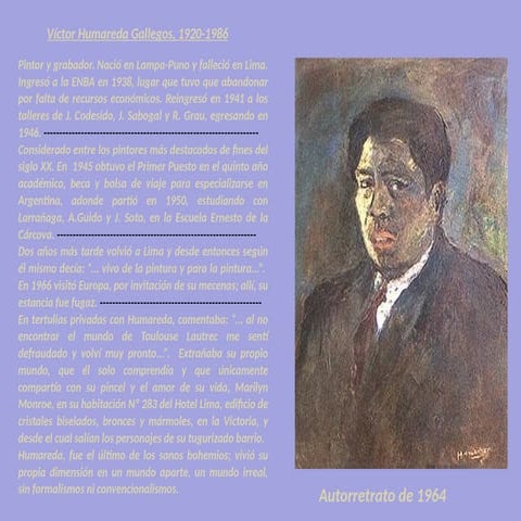VICTOR-HUMAREDA-Pintor-Peruano y puneño- | PPTX