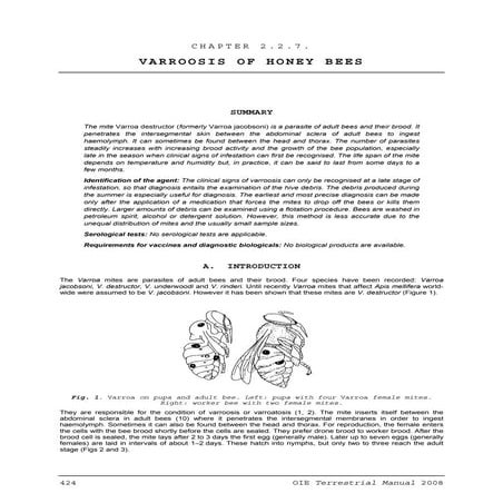 WHAT IS VARROOSIS visual data 4