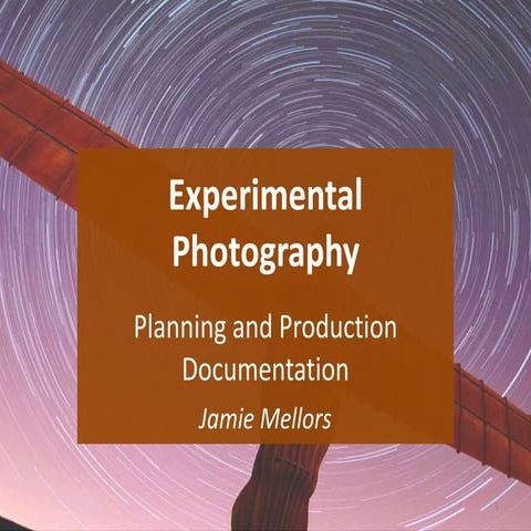 2.2 [pro forma] experimental photography planning 
