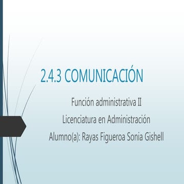 2.4.3 comunicación  