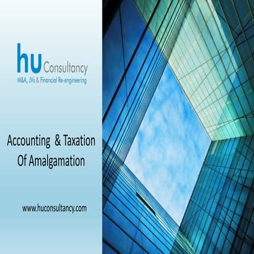 Accounting and Income tax aspects : Merger/Amalgamation