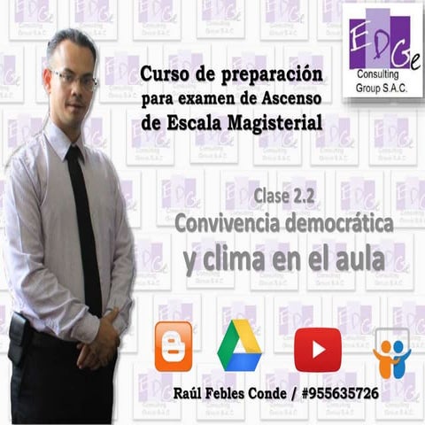 2.2 convivencia democrática y clima del aula
