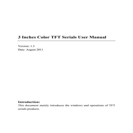 2.4 inches color tft serials user manual v1.3